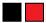 black and red shock cover swatch
